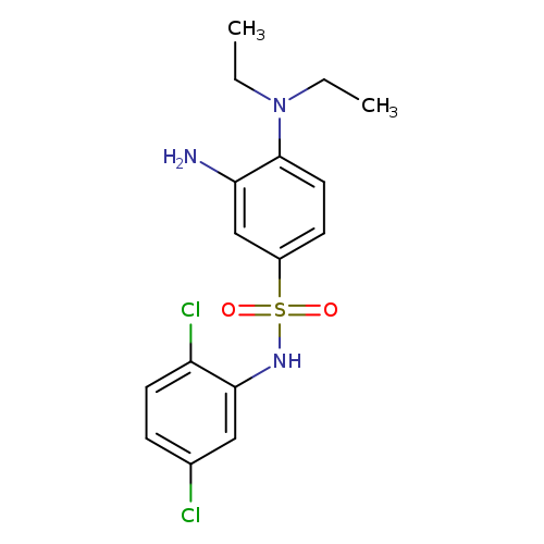 3-amino-N-(2,5-dichlorophenyl)-4-(diethylamino)benzene-1-sulfonamide