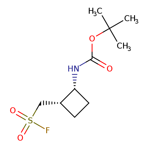 rac-tert-butylN-[(1R,2S)-2-[(fluorosulfonyl)methyl]cyclobutyl]carbamate,cis