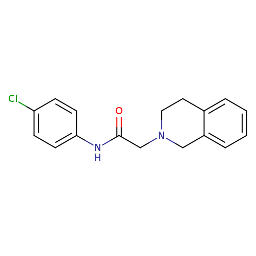 2(1H)-Isoquinolineacetamide, N-(4-chlorophenyl)-3,4-dihydro-