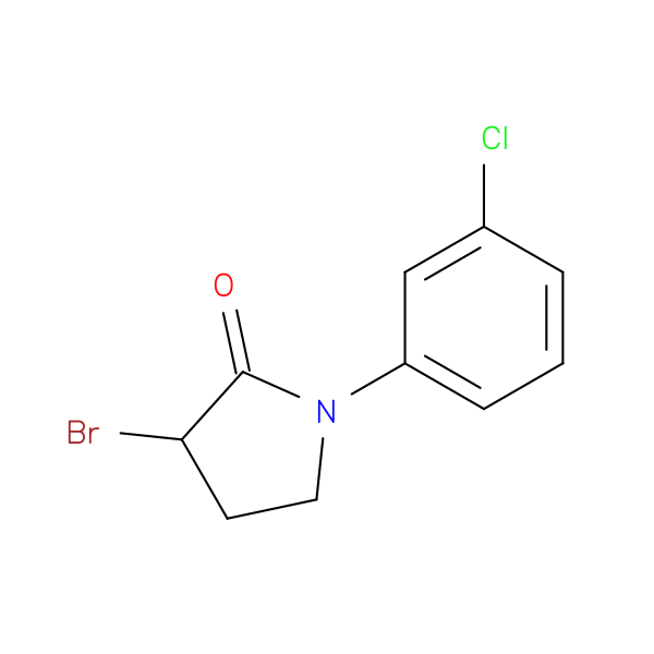 3-bromo-1-(3-chlorophenyl)pyrrolidin-2-one