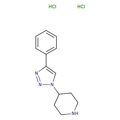 4-(4-phenyl-1H-1,2,3-triazol-1-yl)piperidinedihydrochloride