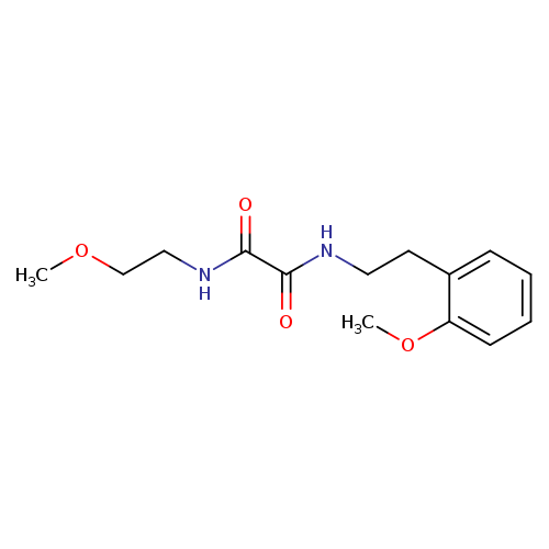 N-(2-methoxyethyl)-N'-[2-(2-methoxyphenyl)ethyl]ethanediamide