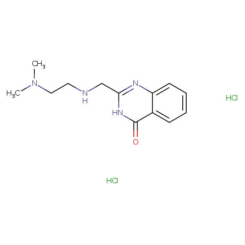 2-({[2-(dimethylamino)ethyl]amino}methyl)-3,4-dihydroquinazolin-4-one dihydrochloride