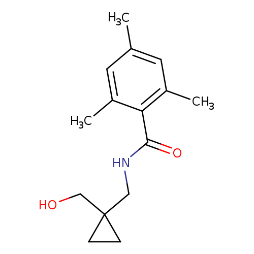 N-{[1-(hydroxymethyl)cyclopropyl]methyl}-2,4,6-trimethylbenzamide