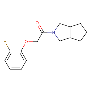 2-(2-fluorophenoxy)-1-{octahydrocyclopenta[c]pyrrol-2-yl}ethan-1-one