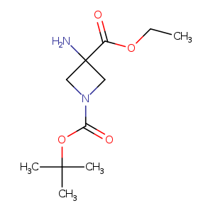 1,3-Azetidinedicarboxylic acid, 3-amino-, 1-(1,1-dimethylethyl) 3-ethyl ester