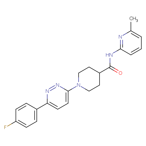 1-[6-(4-fluorophenyl)pyridazin-3-yl]-N-(6-methylpyridin-2-yl)piperidine-4-carboxamide