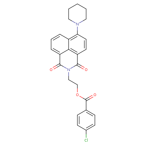 2-[2,4-dioxo-8-(piperidin-1-yl)-3-azatricyclo[7.3.1.0^{5,13}]trideca-1(13),5,7,9,11-pentaen-3-yl]ethyl 4-chlorobenzoate