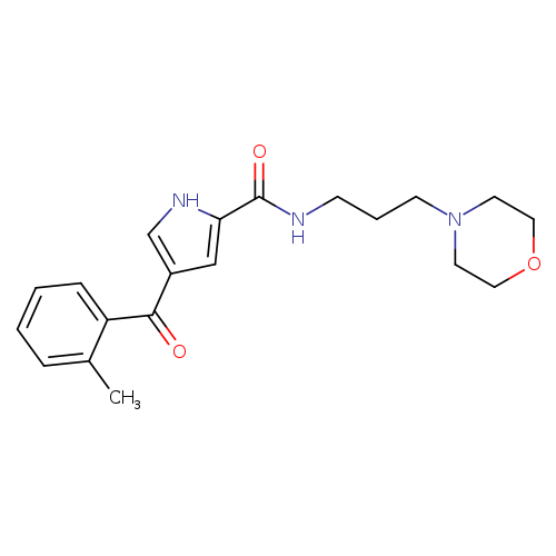 4-(2-methylbenzoyl)-N-[3-(morpholin-4-yl)propyl]-1H-pyrrole-2-carboxamide