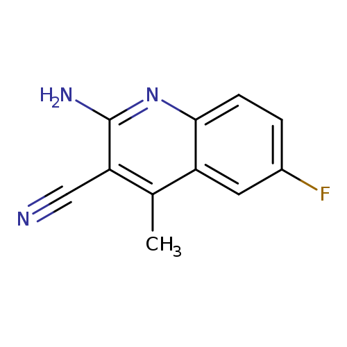 2-amino-6-fluoro-4-methylquinoline-3-carbonitrile