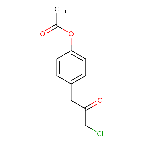 4-(3-chloro-2-oxopropyl)phenyl acetate