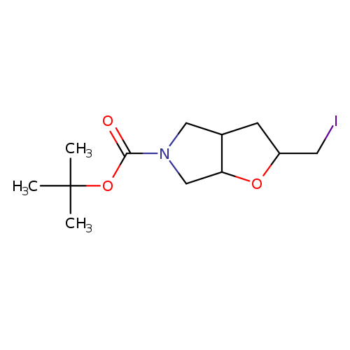 tert-butyl2-(iodomethyl)-hexahydro-2H-furo[2,3-c]pyrrole-5-carboxylate,Mixtureofdiastereomers