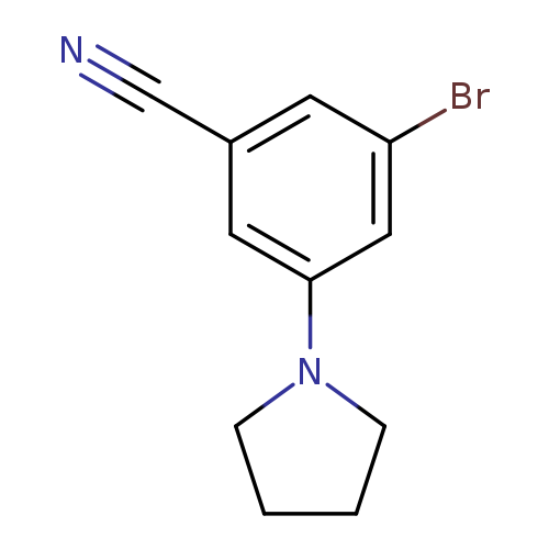 3-bromo-5-(pyrrolidin-1-yl)benzonitrile