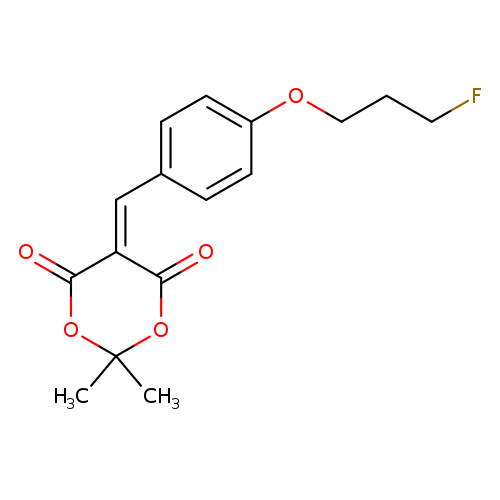 5-{[4-(3-fluoropropoxy)phenyl]methylidene}-2,2-dimethyl-1,3-dioxane-4,6-dione