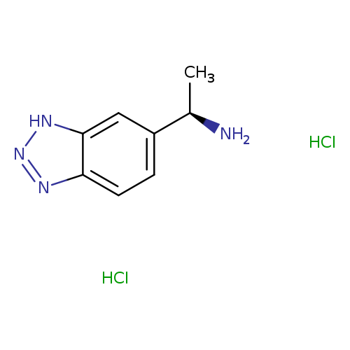 (1R)-1-(1H-1,2,3-benzotriazol-6-yl)ethan-1-amine dihydrochloride
