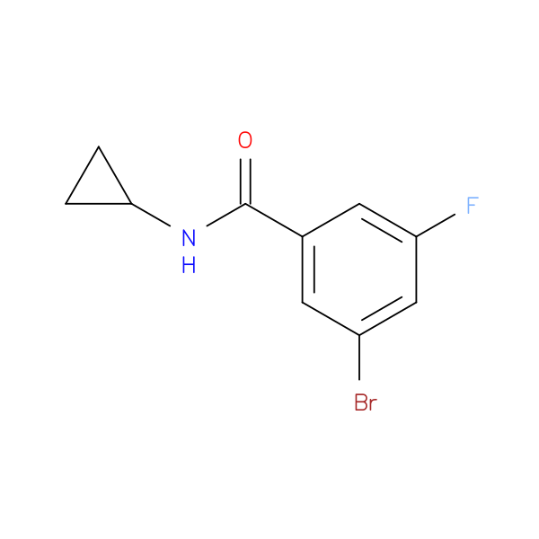 3-Bromo-N-cyclopropyl-5-fluorobenzamide