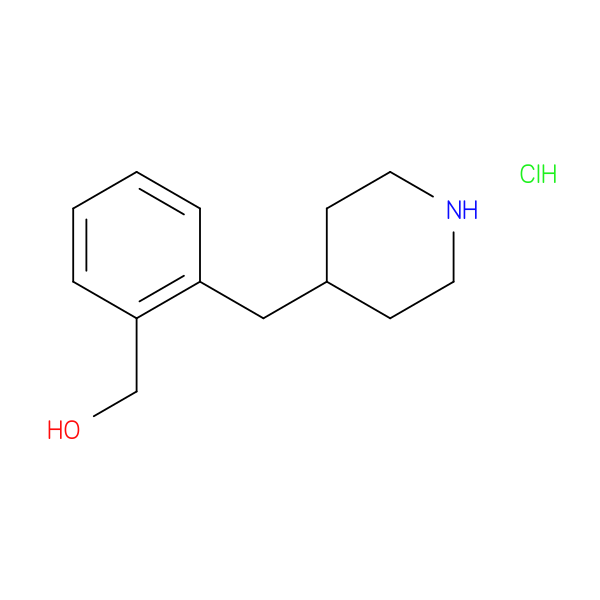 {2-[(piperidin-4-yl)methyl]phenyl}methanol hydrochloride