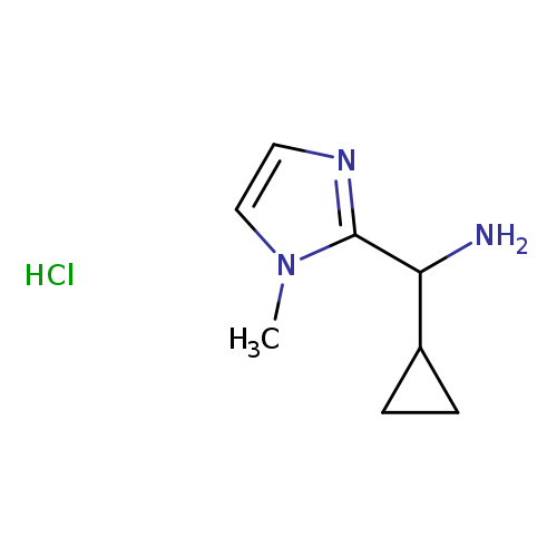 cyclopropyl(1-methyl-1H-imidazol-2-yl)methanamine hydrochloride