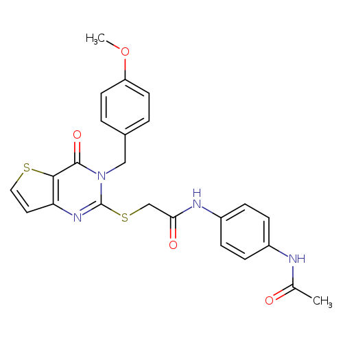 N-(4-acetamidophenyl)-2-({3-[(4-methoxyphenyl)methyl]-4-oxo-3H,4H-thieno[3,2-d]pyrimidin-2-yl}sulfanyl)acetamide