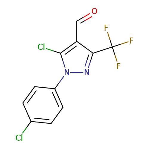 5-chloro-1-(4-chlorophenyl)-3-(trifluoromethyl)-1H-pyrazole-4-carbaldehyde