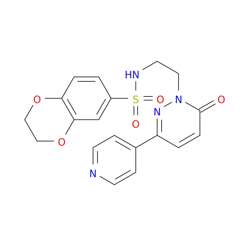 N-{2-[6-oxo-3-(pyridin-4-yl)-1,6-dihydropyridazin-1-yl]ethyl}-2,3-dihydro-1,4-benzodioxine-6-sulfonamide