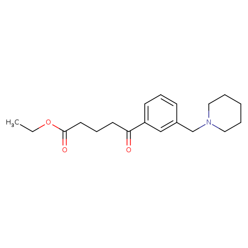 Ethyl 5-oxo-5-[3-(piperidinomethyl)phenyl]valerate