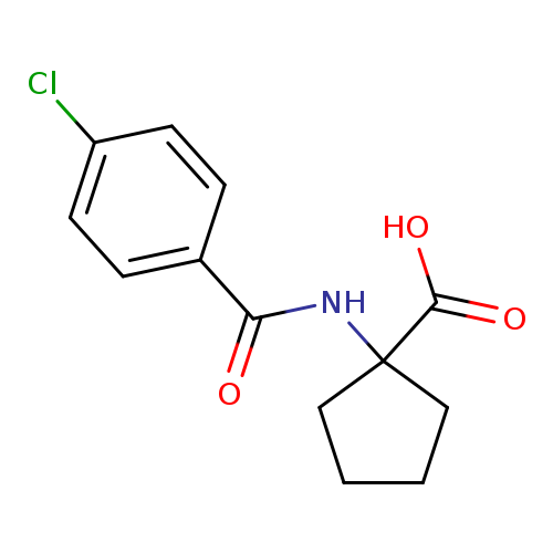 Cyclopentanecarboxylic acid, 1-[(4-chlorobenzoyl)amino]-