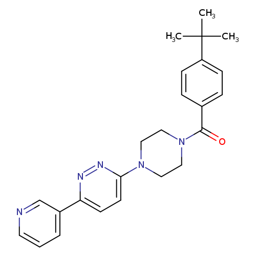 3-[4-(4-tert-butylbenzoyl)piperazin-1-yl]-6-(pyridin-3-yl)pyridazine
