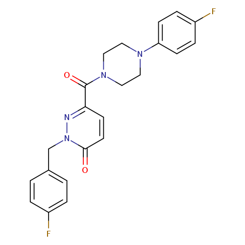 2-[(4-fluorophenyl)methyl]-6-[4-(4-fluorophenyl)piperazine-1-carbonyl]-2,3-dihydropyridazin-3-one
