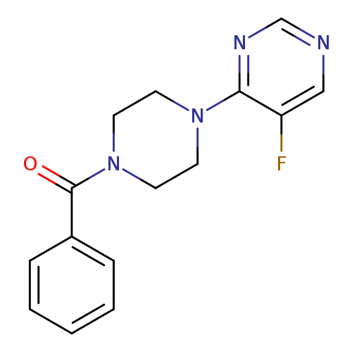 4-(4-benzoylpiperazin-1-yl)-5-fluoropyrimidine
