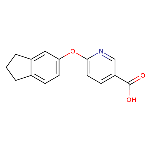 6-(2,3-Dihydro-1h-inden-5-yloxy)nicotinic acid