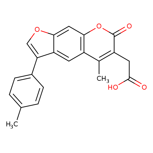 2-[5-methyl-3-(4-methylphenyl)-7-oxo-7H-furo[3,2-g]chromen-6-yl]acetic acid
