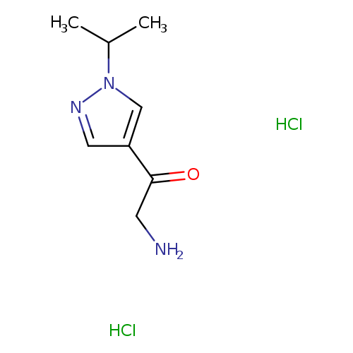 2-amino-1-[1-(propan-2-yl)-1H-pyrazol-4-yl]ethan-1-one dihydrochloride