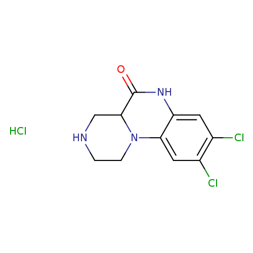 8,9-dichloro-2,3,4,4a-tetrahydro-1H-pyrazino[1,2-a]quinoxalin-5(6H)-one hydrochloride salt