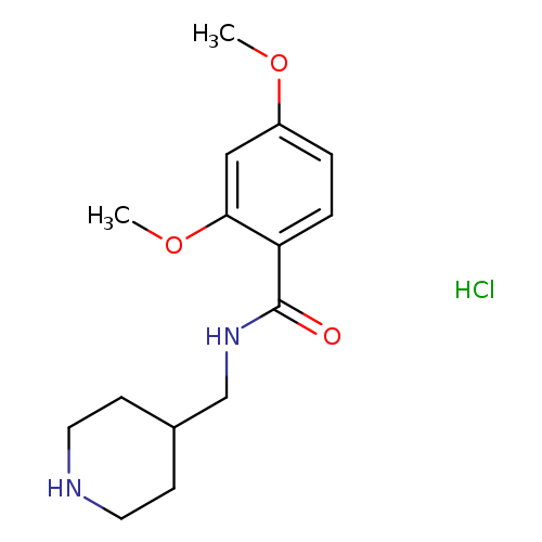 2,4-dimethoxy-N-[(piperidin-4-yl)methyl]benzamidehydrochloride