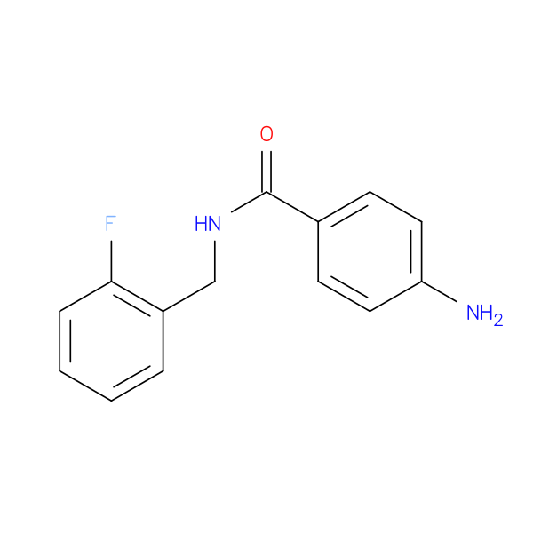 4-amino-N-[(2-fluorophenyl)methyl]benzamide