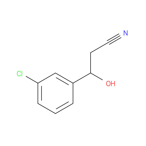 3-Chloro-β-hydroxybenzenepropanenitrile