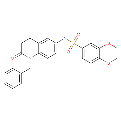 N-(1-benzyl-2-oxo-1,2,3,4-tetrahydroquinolin-6-yl)-2,3-dihydro-1,4-benzodioxine-6-sulfonamide