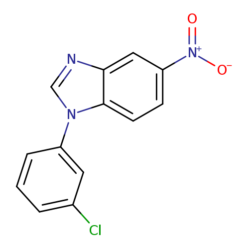 1-(3-Chlorophenyl)-5-nitro-1h-benzimidazole