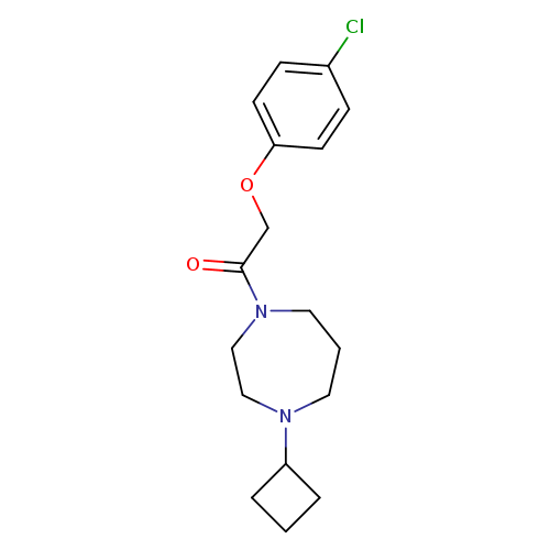 2-(4-chlorophenoxy)-1-(4-cyclobutyl-1,4-diazepan-1-yl)ethan-1-one
