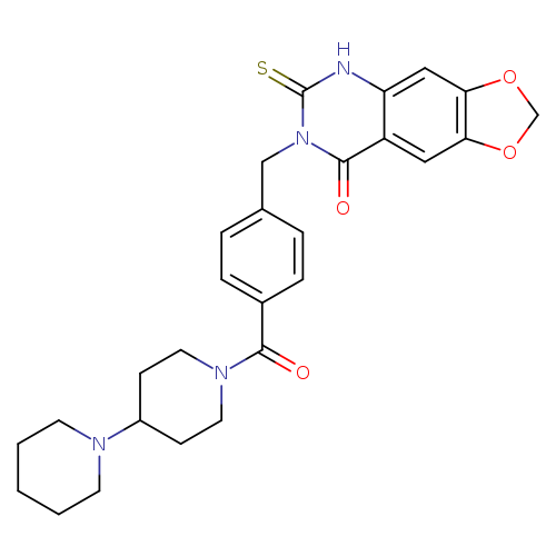 7-[(4-{[1,4'-bipiperidine]-1'-carbonyl}phenyl)methyl]-6-sulfanylidene-2H,5H,6H,7H,8H-[1,3]dioxolo[4,5-g]quinazolin-8-one