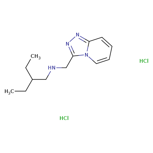 (2-ethylbutyl)({[1,2,4]triazolo[4,3-a]pyridin-3-ylmethyl})amine dihydrochloride