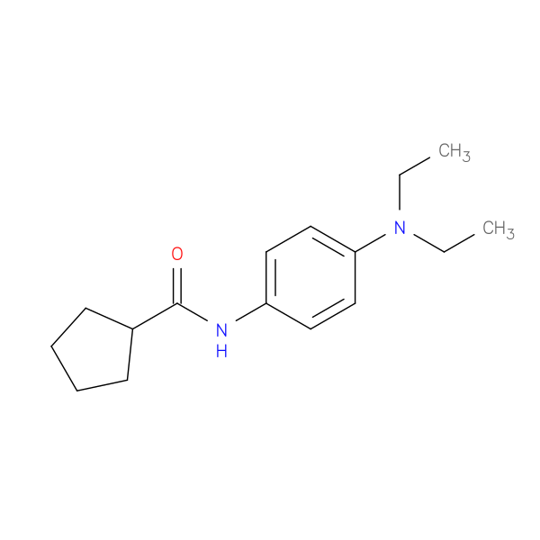 Cyclopentanecarboxamide, N-[4-(diethylamino)phenyl]- (9CI)