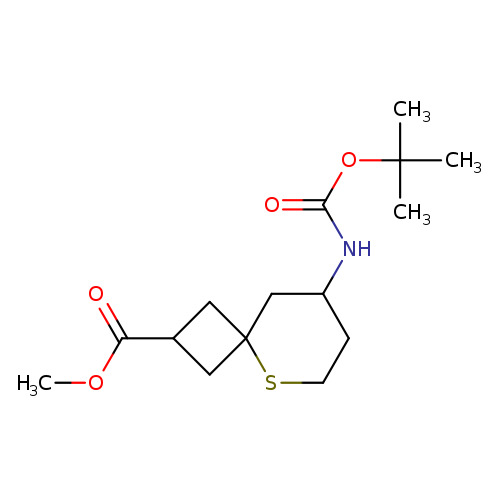 methyl 8-{[(tert-butoxy)carbonyl]amino}-5-thiaspiro[3.5]nonane-2-carboxylate