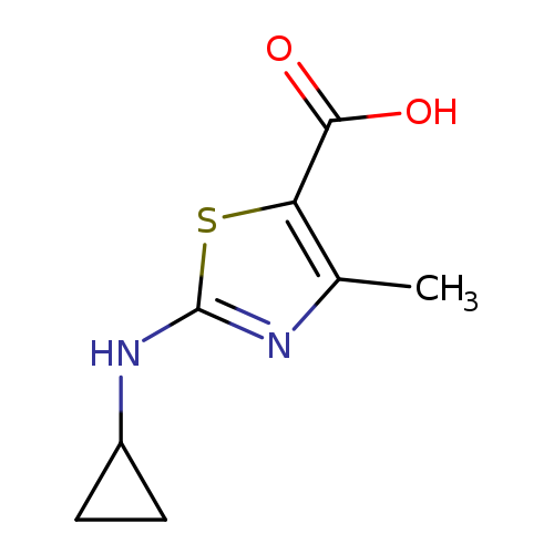 2-(Cyclopropylamino)-4-methyl-1,3-thiazole-5-carboxylic acid