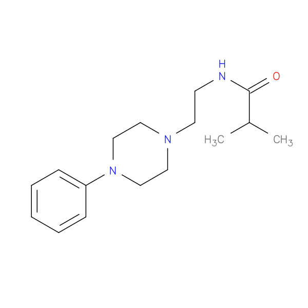 2-methyl-N-[2-(4-phenylpiperazin-1-yl)ethyl]propanamide