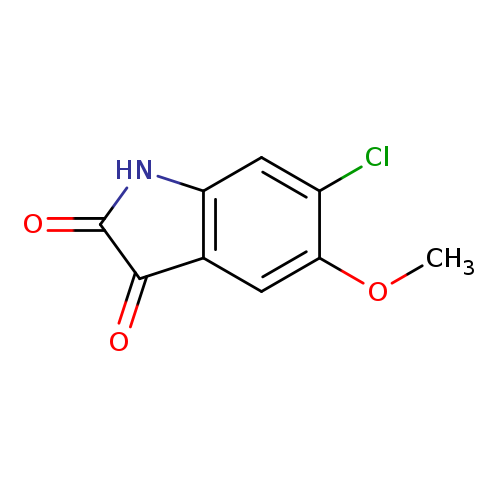 1H-Indole-2,3-dione, 6-chloro-5-methoxy-