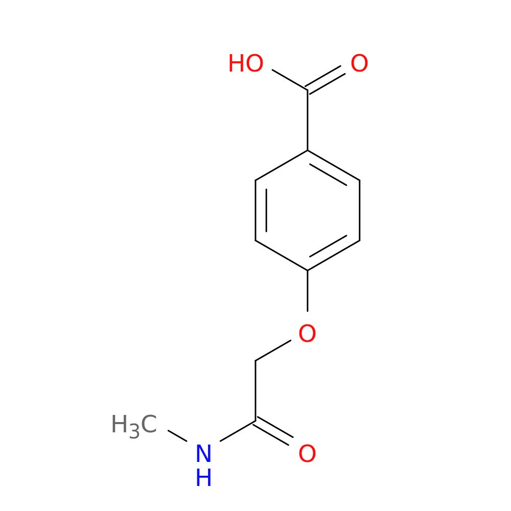 4-[(Methylcarbamoyl)methoxy]benzoic acid