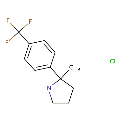 2-Methyl-2-[4-(trifluoromethyl)phenyl]pyrrolidine hydrochloride