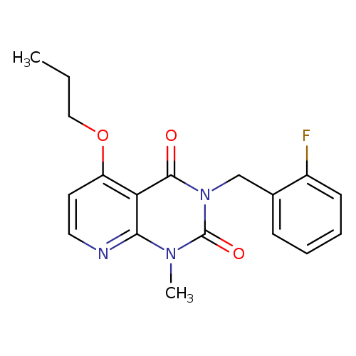 3-[(2-fluorophenyl)methyl]-1-methyl-5-propoxy-1H,2H,3H,4H-pyrido[2,3-d]pyrimidine-2,4-dione